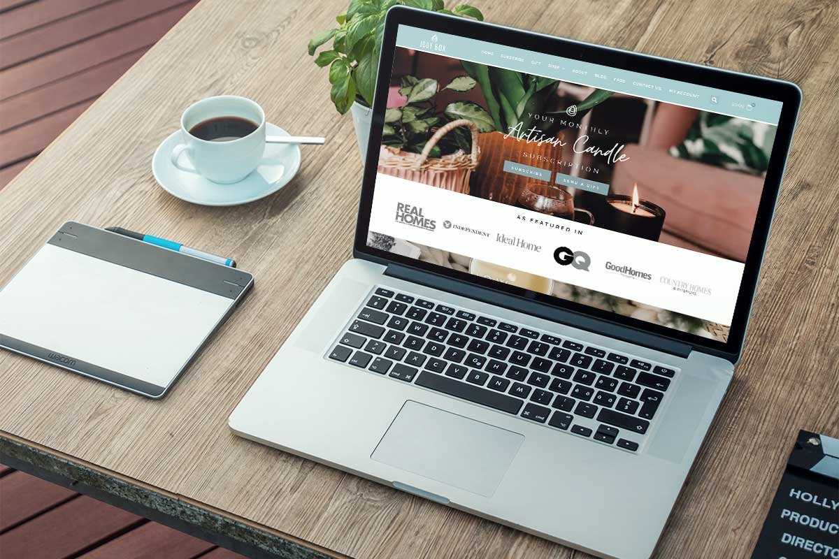 Subscription Web Design For Iggy Box Three Girls Media Laptop.jpg